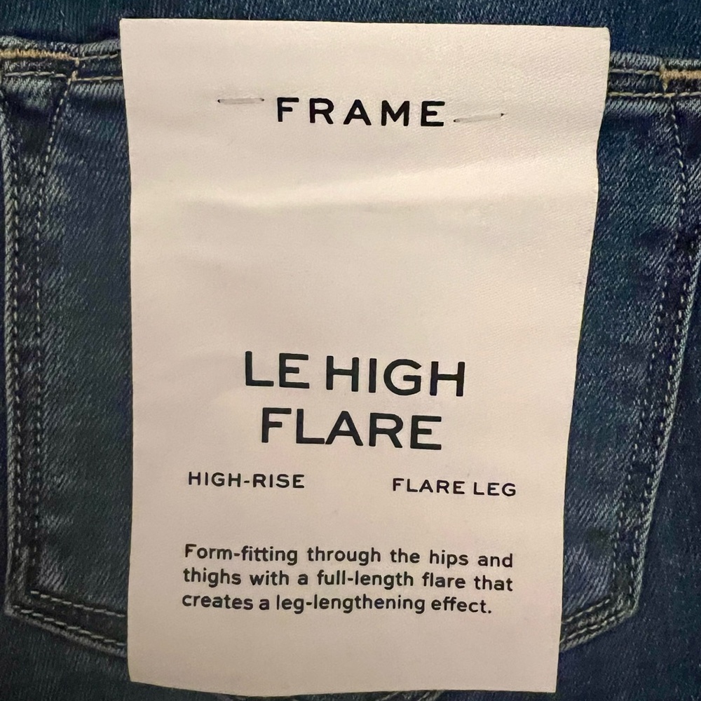 Frame Le High Flare Jeans, NWT, size 29 (28)